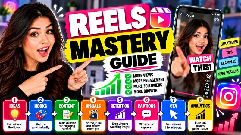 Reels Mastery Guide video cover about making better Instagram Reels