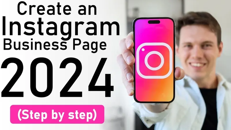 Video cover about creating an Instagram business account