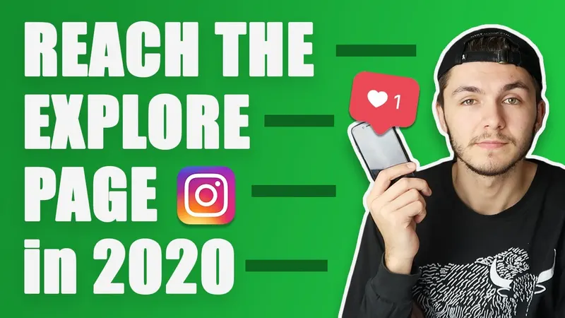 Video cover about reaching the Instagram Explore page